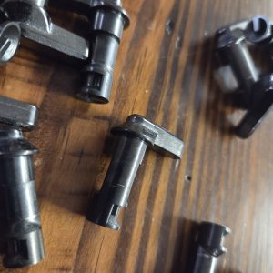 Three-Position Safety Selector — 8620 Steel, Black Phosphorus Finish