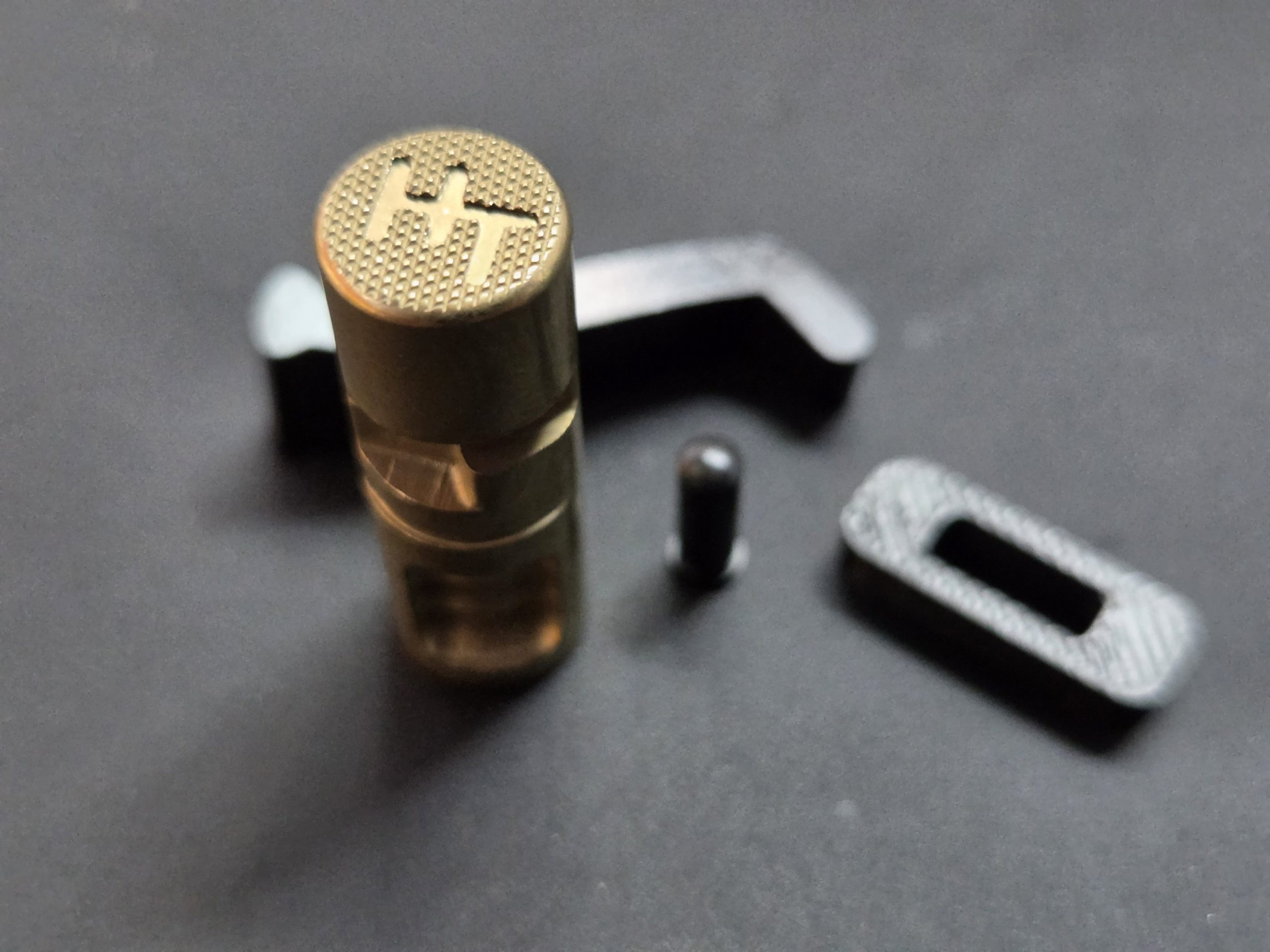 Super Safety D2 Gold KNURLED