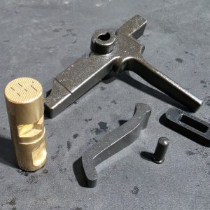 Pure Flat Gold PVD Knurled A2 Super Safety set