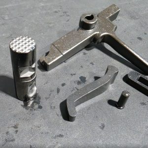 Pure Flat Knurled CPM10V Black DLC 3 position Super safety kit